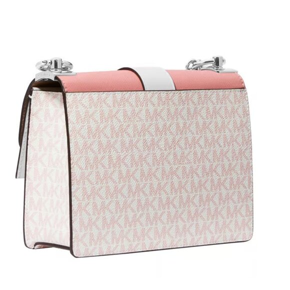 $140 OFF ✅ Michael Kors GREENWICH SM Color-Block Logo Leather Crossbody ⭐️ NWT - Picture 6 of 17